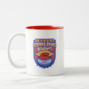 Curling League Champs Two-Tone Coffee Mug