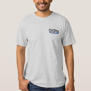 Curling Logo Embroidered T-Shirt