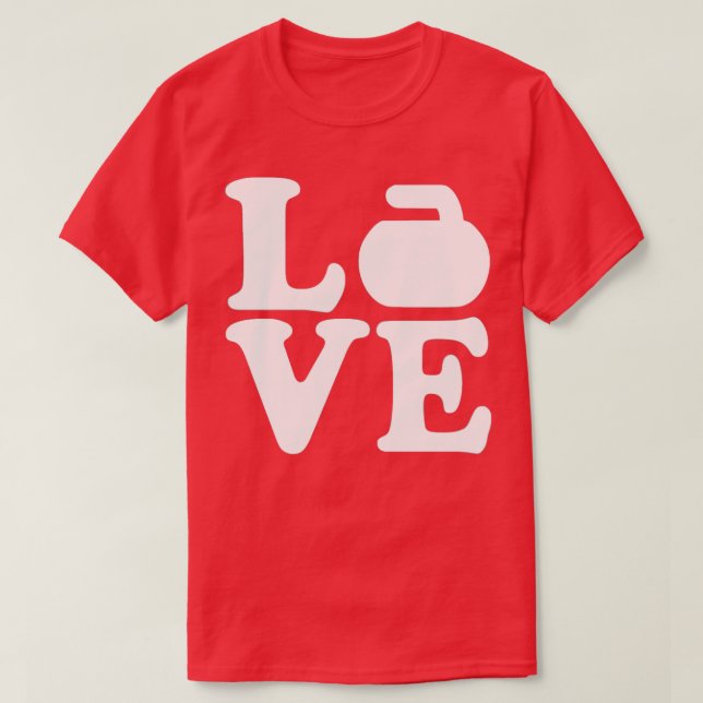 Curling Love T-Shirt (Design Front)