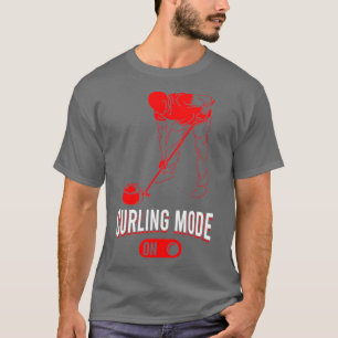 Curling Mode On I Curler Winer Spor T-Shirt