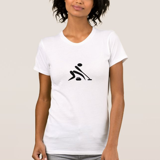 Curling Pictogram T-Shirt (Front)