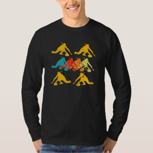 Curling Player Crew Team Coach Stones Winter Ice S T-Shirt