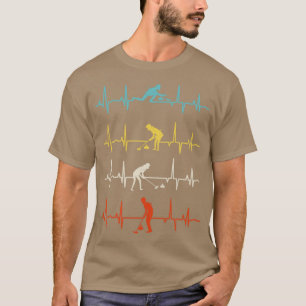 Curling Player for a Curler Heartbeat T-Shirt