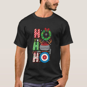 Curling player Xmas curling Broom curler Christmas T-Shirt