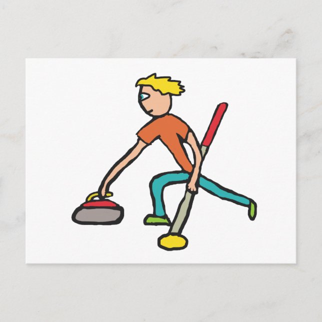 Curling Postcard (Front)