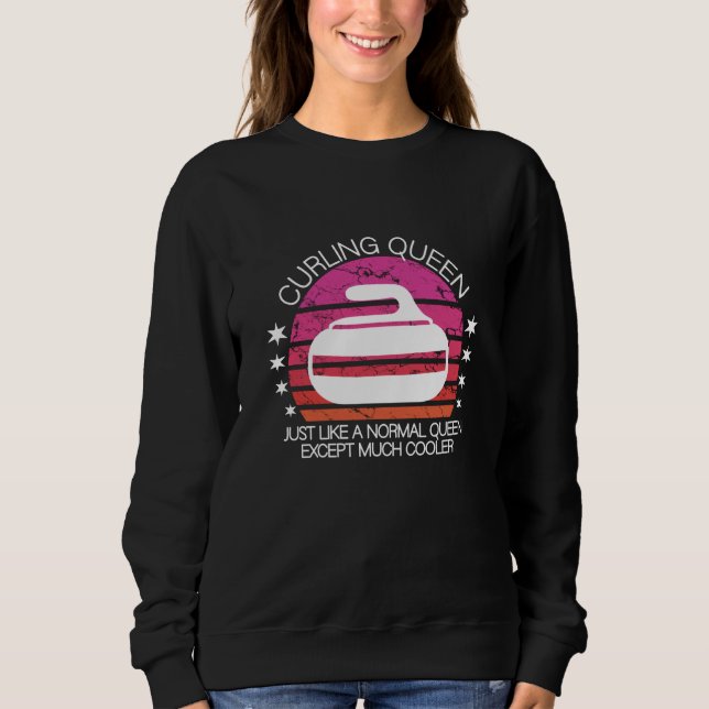 curling queen sweatshirt (Front)