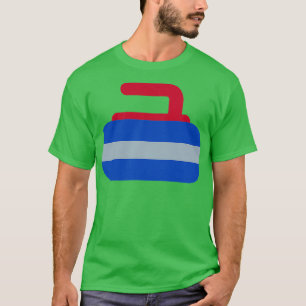 Curling Rock Curling Stone for Winter Sport Enthus T-Shirt