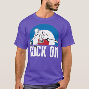 Curling rock on 2 T-Shirt