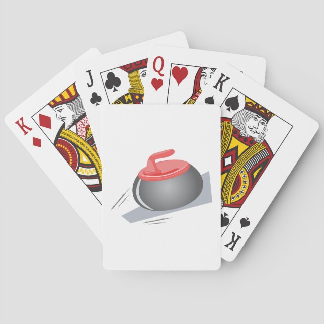 Curling Rock Playing Cards (Back)