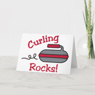 Curling Rocks Card