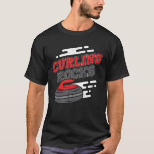 Curling Rocks Sport Curler Gift T-Shirt
