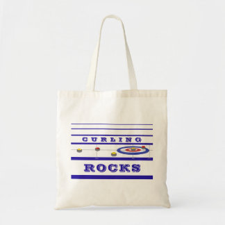 Curling Rocks Tote Bag