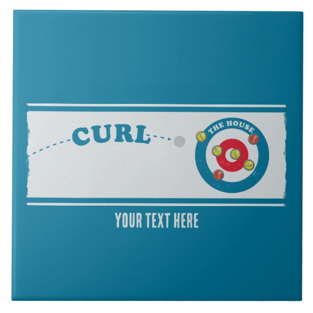 Curling sheet Curling stones Tile (Front)