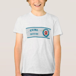 Curling sheet Curling stones Tri-Blend Shirt