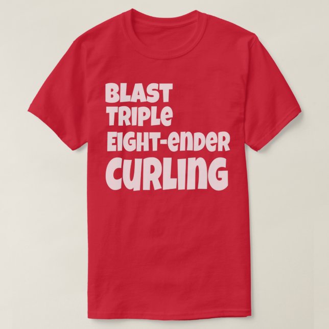 Curling Sport Gifts Fan Team Gift Idea Men Women 5 T-Shirt (Design Front)