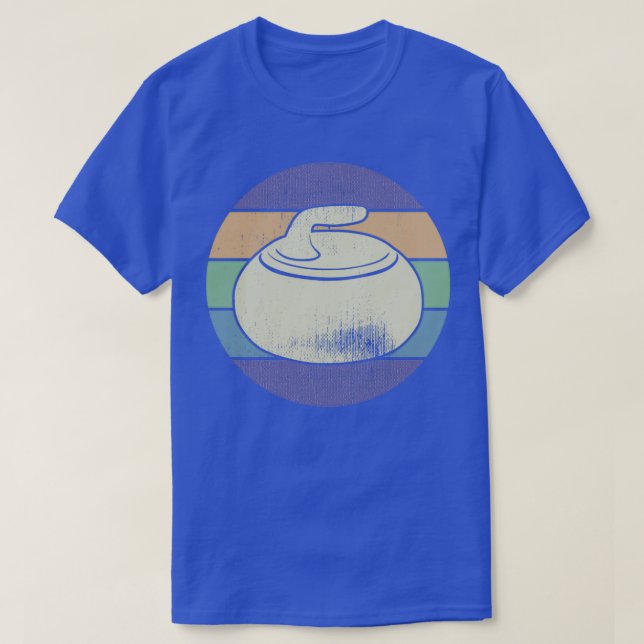 Curling sport motif T-Shirt (Design Front)