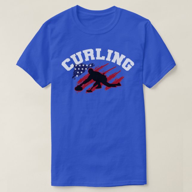 Curling Sports Lover T-Shirt (Design Front)