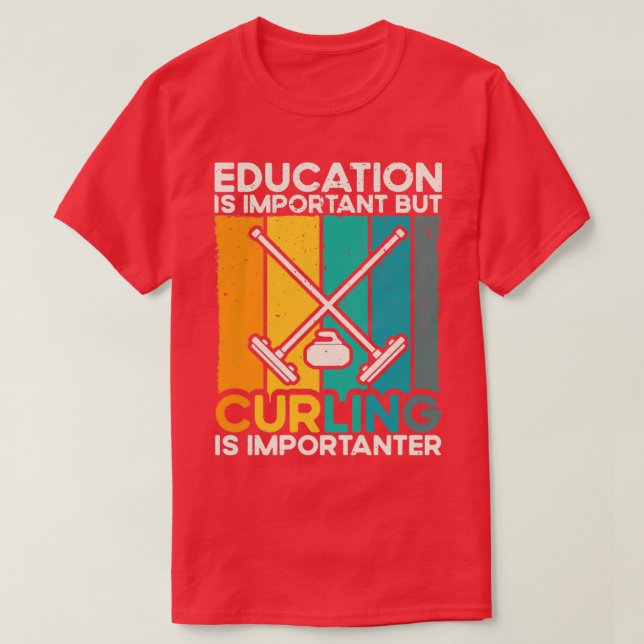 curling stocking for curling shooters 3 T-Shirt (Design Front)