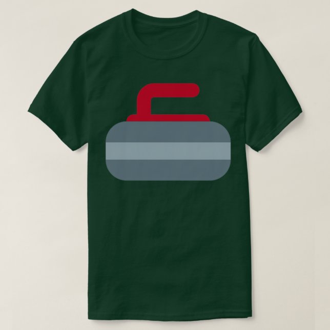 Curling Stone 12 T-Shirt (Design Front)