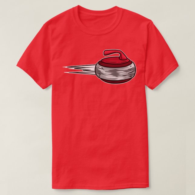 Curling stone 5 T-Shirt (Design Front)