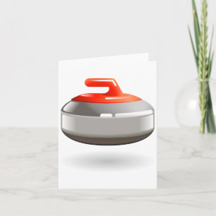Curling Stone Note Cards