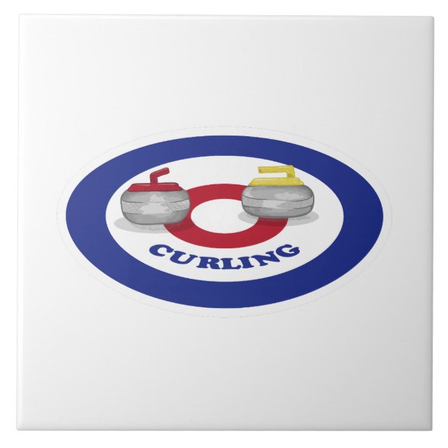 Curling stone tile (Front)