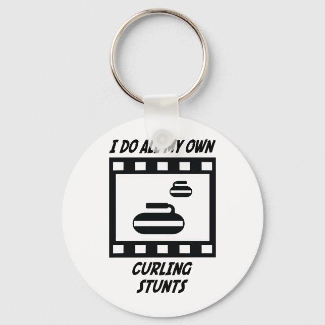Curling Stunts Key Ring (Front)