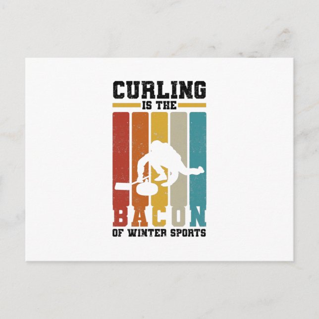 Curling Team Gifts | Curl Curler Sports Winter Postcard (Front)