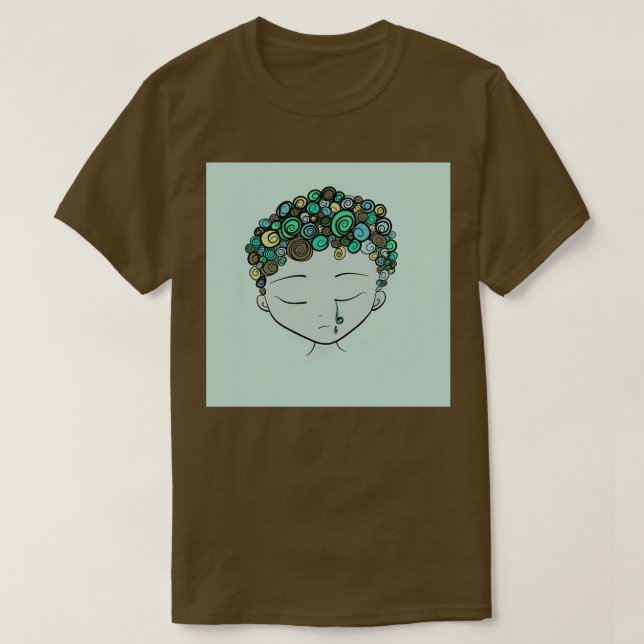 curling tears T-Shirt (Design Front)