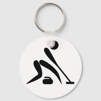 Curling - Universal Olympic World Symbol Key Ring