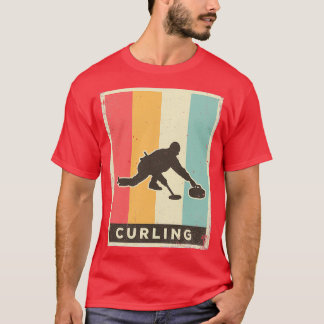 Curling Vintage Retro Sports 1 T-Shirt