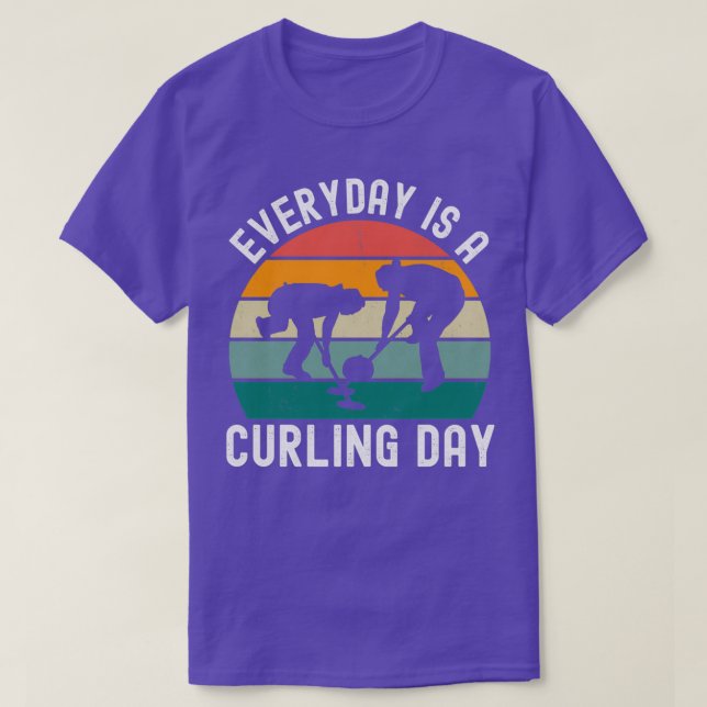 Curling Winter Season T-Shirt (Design Front)