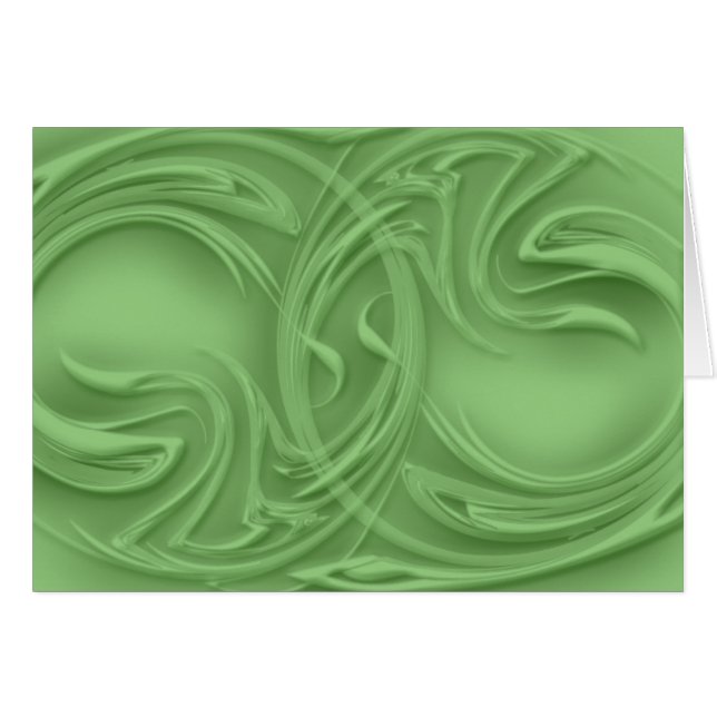 Curls Over Green (Front Horizontal)