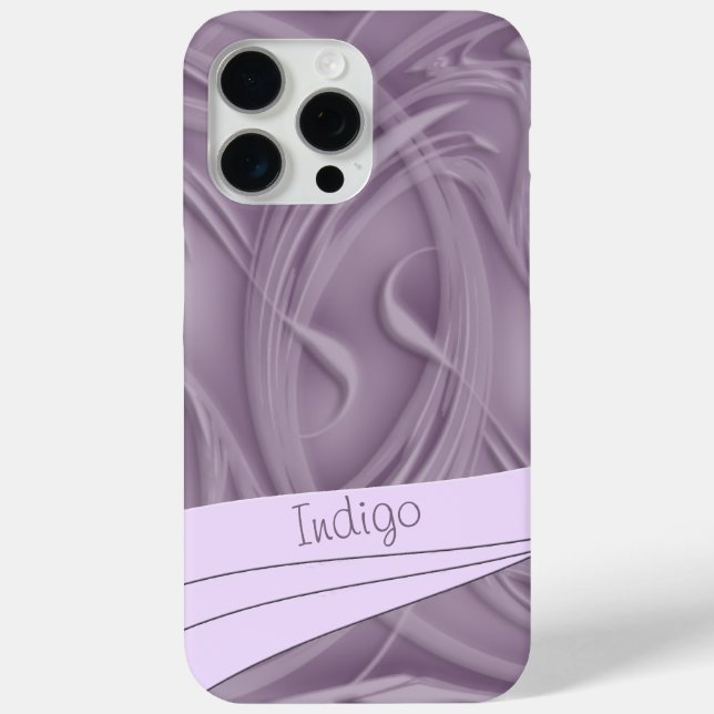 Curls Over Purple Artwork Case-Mate iPhone Case (Back)
