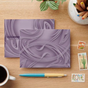 Curls Over Purple Envelopes