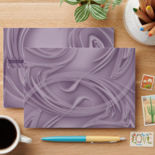 Curls Over Purple Envelopes