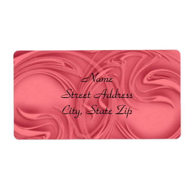 Curls Over Red (Front)