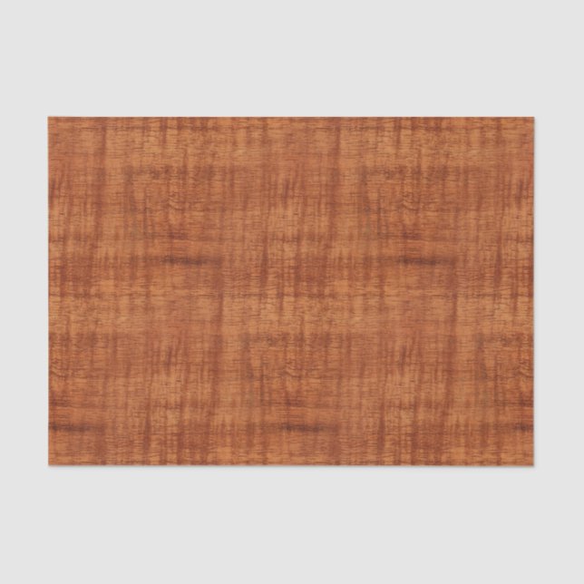 Curly Acacia Wood Grain Look Tissue Paper (Front)