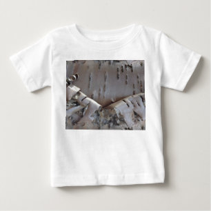 Curly Birch Bark Tree Rustic Baby T-Shirt