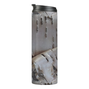 Curly Birch Bark Tree Rustic Thermal Tumbler