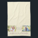 Curly Brackets 2 Photo Editable Occasion Tea Towel<br><div class="desc">Photo kitchen towel - perfect for Mother's Day and editable for any occasion. The design reads "WE are so lucky to have YOU" and you can edit this to read "I am .." if required. The photo template is set up to display your pictures in landscape format, shaped and framed...</div>
