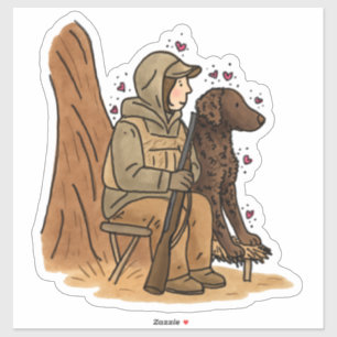 Curly Coated Retriever Car Decal