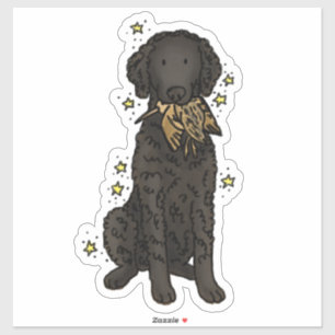 Curly Coated Retriever Car Decal