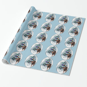 Curly Coated Retriever Christmas Wrapping Paper