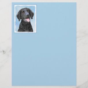 Curly-Coated Retriever Painting - Original Dog Art