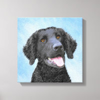 Curly-Coated Retriever Painting - Original Dog Art
