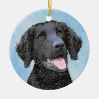 Curly-Coated Retriever Painting - Original Dog Art