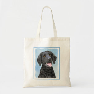 Curly-Coated Retriever Painting - Original Dog Art Tote Bag