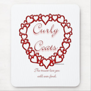 Curly-Coated Retriever True Love Mouse Mat