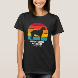 Curly-Coated Retriever Whisperer Retro Vintage T-Shirt